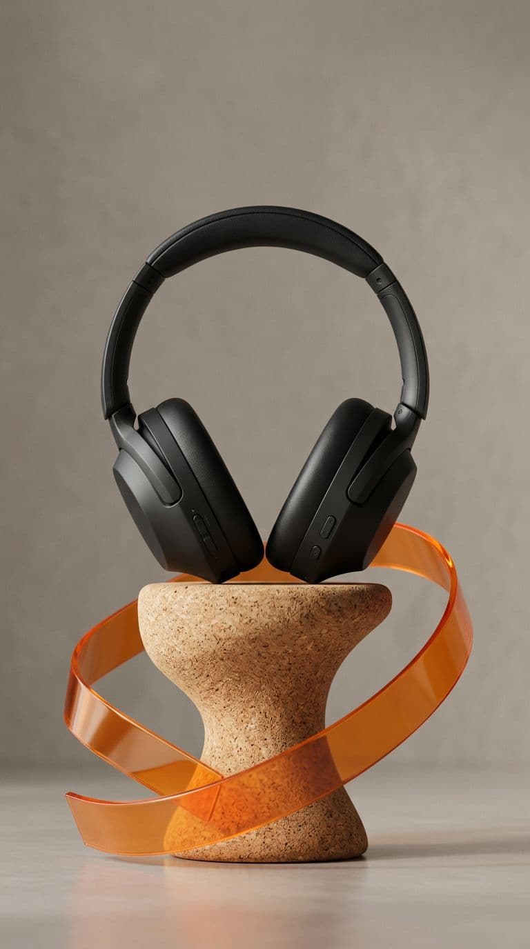 Wireless earbuds product concept in the monalisa-1 AI image gallery.